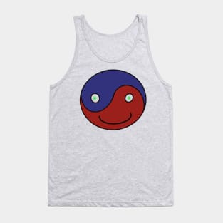 Yin and Yang face Tank Top